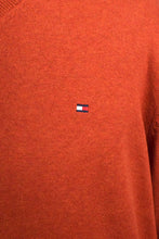 Load image into Gallery viewer, Red Orange Tommy Hilfiger Brand Knitted Jumper
