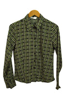 Load image into Gallery viewer, Green Circle Print Blouse
