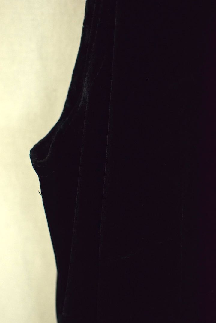 Black Velour Dress