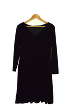 Load image into Gallery viewer, Black Velour Dress
