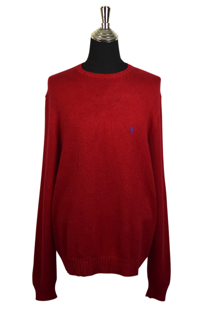 Red Ralph Lauren Knitted Jumper