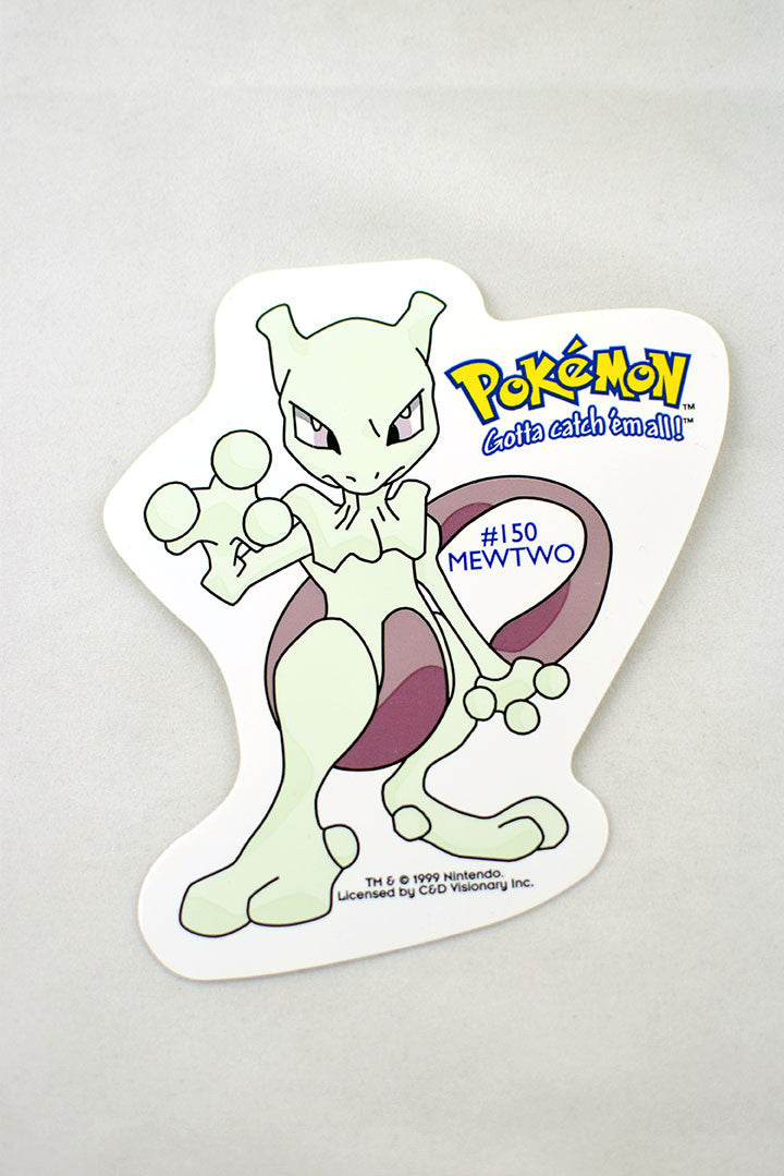 Deadstock 1999 Mewtwo Pokemon Sticker