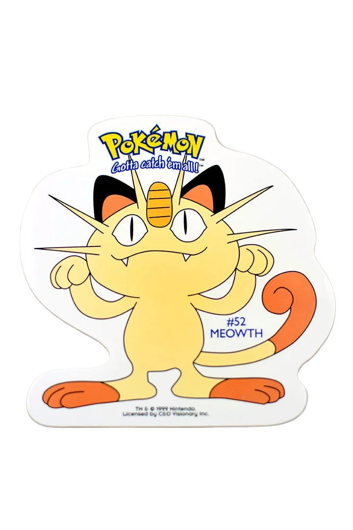 Deadstock 1999 Meowth Pokemon Sticker