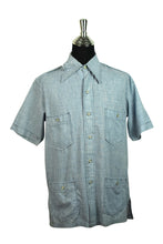 Load image into Gallery viewer, 70s/80s Blue Noby Sports Shirt
