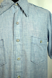 70s/80s Blue Noby Sports Shirt