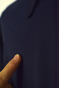 70s Blue Polyester Shirt
