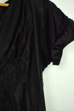 Load image into Gallery viewer, Vintage 1950s Black Satin Evening Dress
