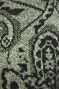 80s/90s Paisley Print Knitted Jumper