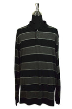 Load image into Gallery viewer, Striped Longsleeve Polo Shirt
