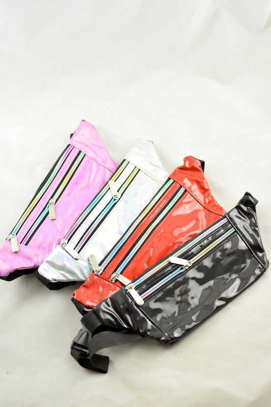 NEW Metallic Vinyl Bumbag