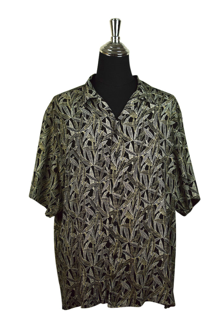 Black & White Leaf Shirt