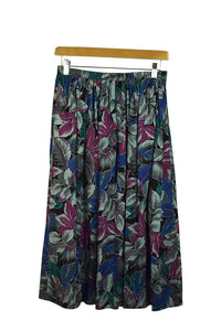 Floret Print Skirt