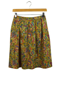 Reworked Floral Print Skirt