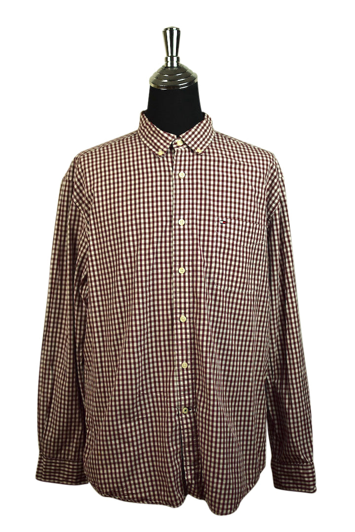 Red Checkered Tommy Hilfiger Shirt