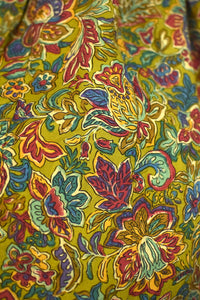 Reworked Floral Print Skirt