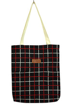 Load image into Gallery viewer, NEW Checkered Print Tote Bag
