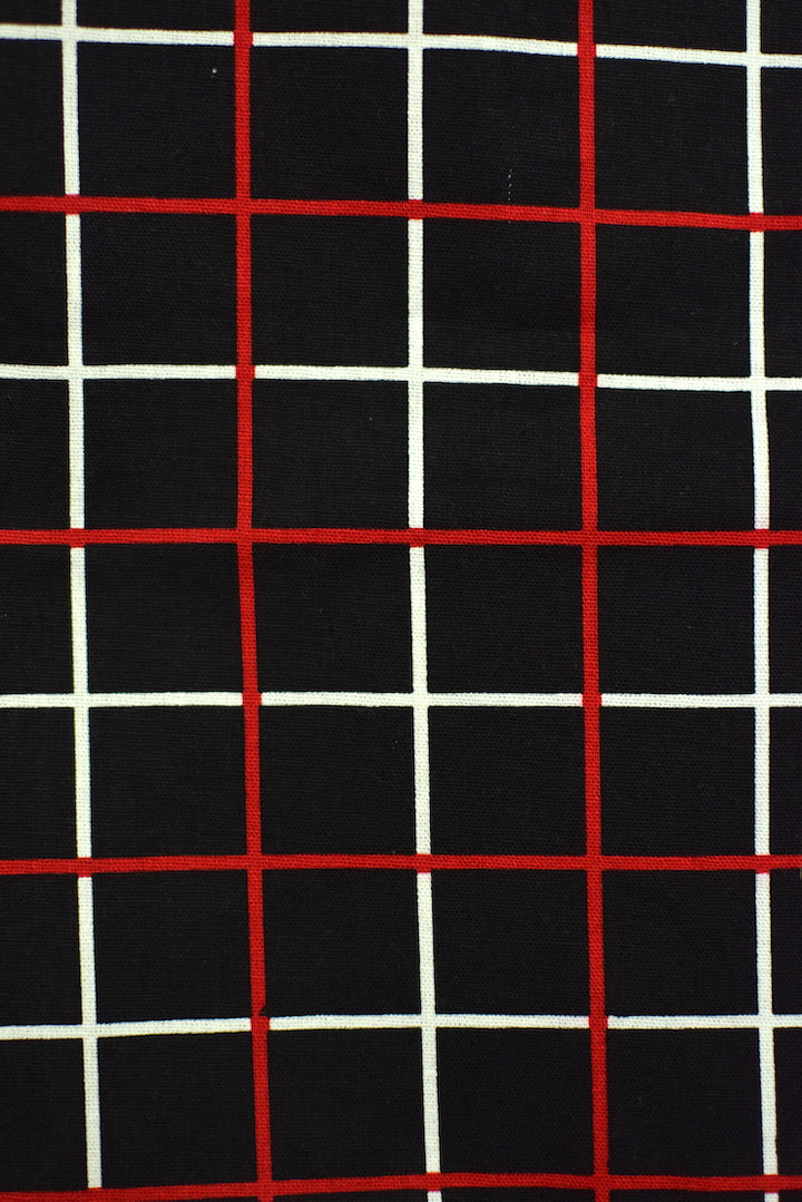 NEW Checkered Print Tote Bag
