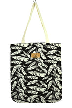 Load image into Gallery viewer, NEW Feather Print Tote Bag
