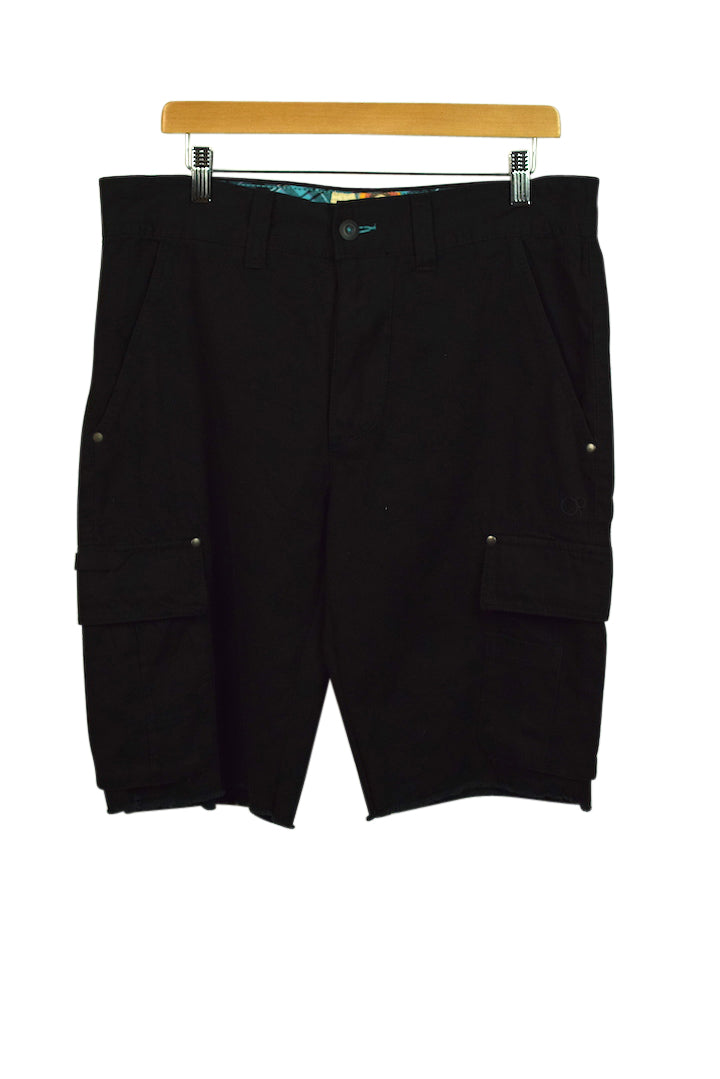 Black Cargo Shorts