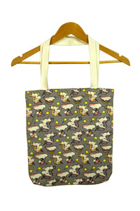 Grey Unicorn Tote Bag