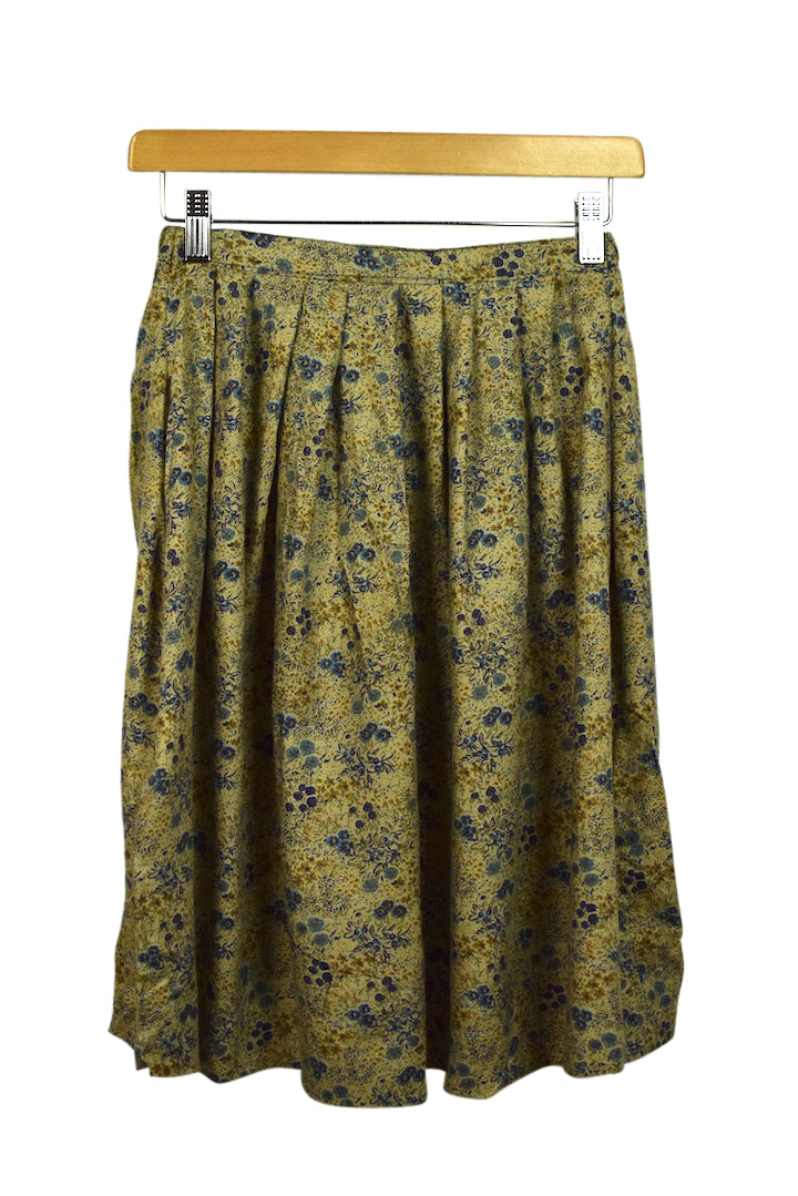 Reworked Floral Skirt