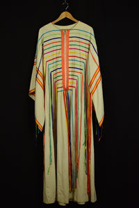 1970s Fringed Kimono Caftan