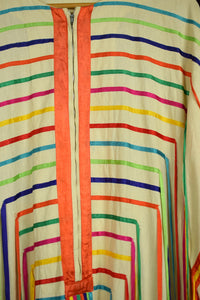 1970s Fringed Kimono Caftan