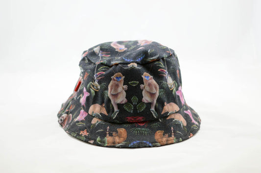 NEW Monkey Print Bucket Hat