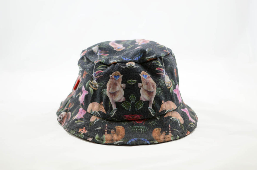 NEW Monkey Print Bucket Hat