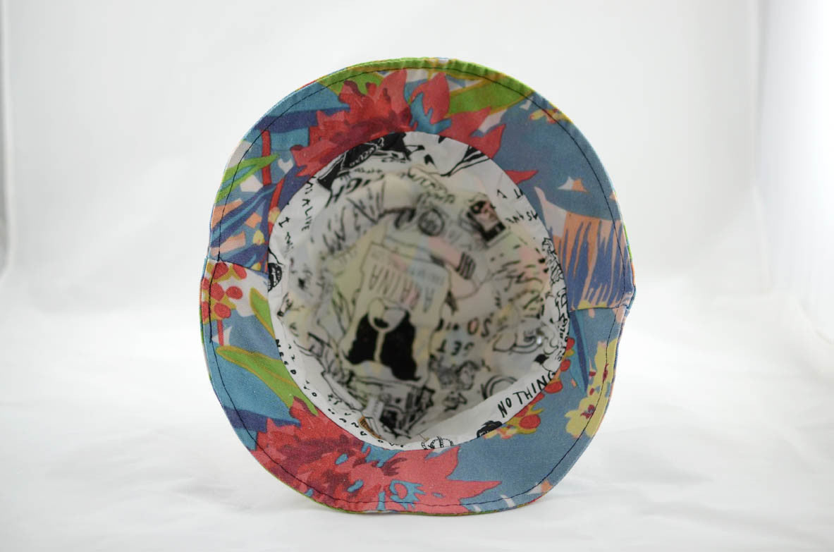 NEW Plant Print Bucket Hat