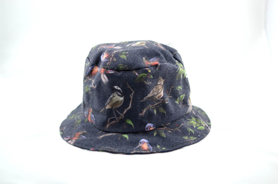 NEW Bird Print Bucket Hat