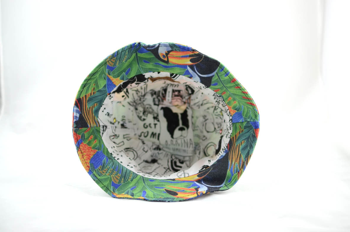 NEW Parrot Print Bucket Hat