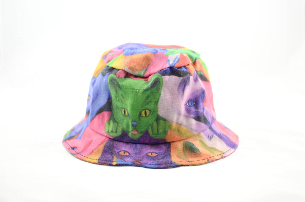 NEW Cat Print Bucket Hat