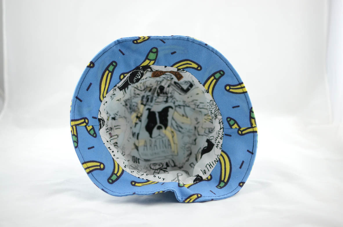 NEW Banana Print Bucket Hat