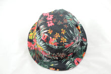 Load image into Gallery viewer, NEW Black Ferny Hawaiian Bucket Hat
