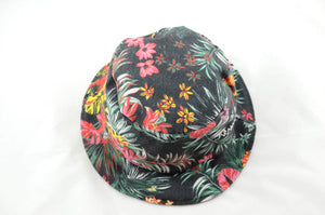 NEW Black Ferny Hawaiian Bucket Hat