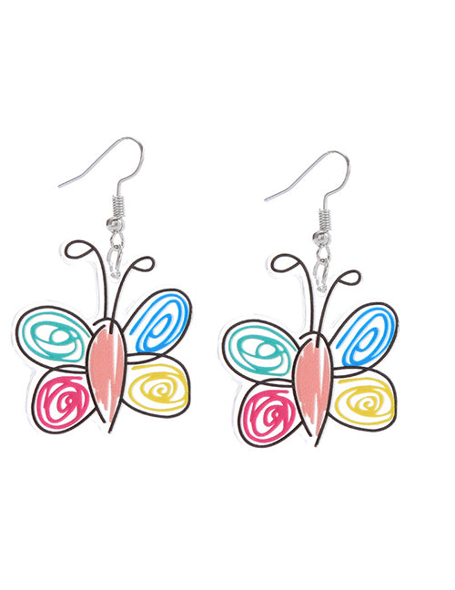 Butterfly Sketch Earrings