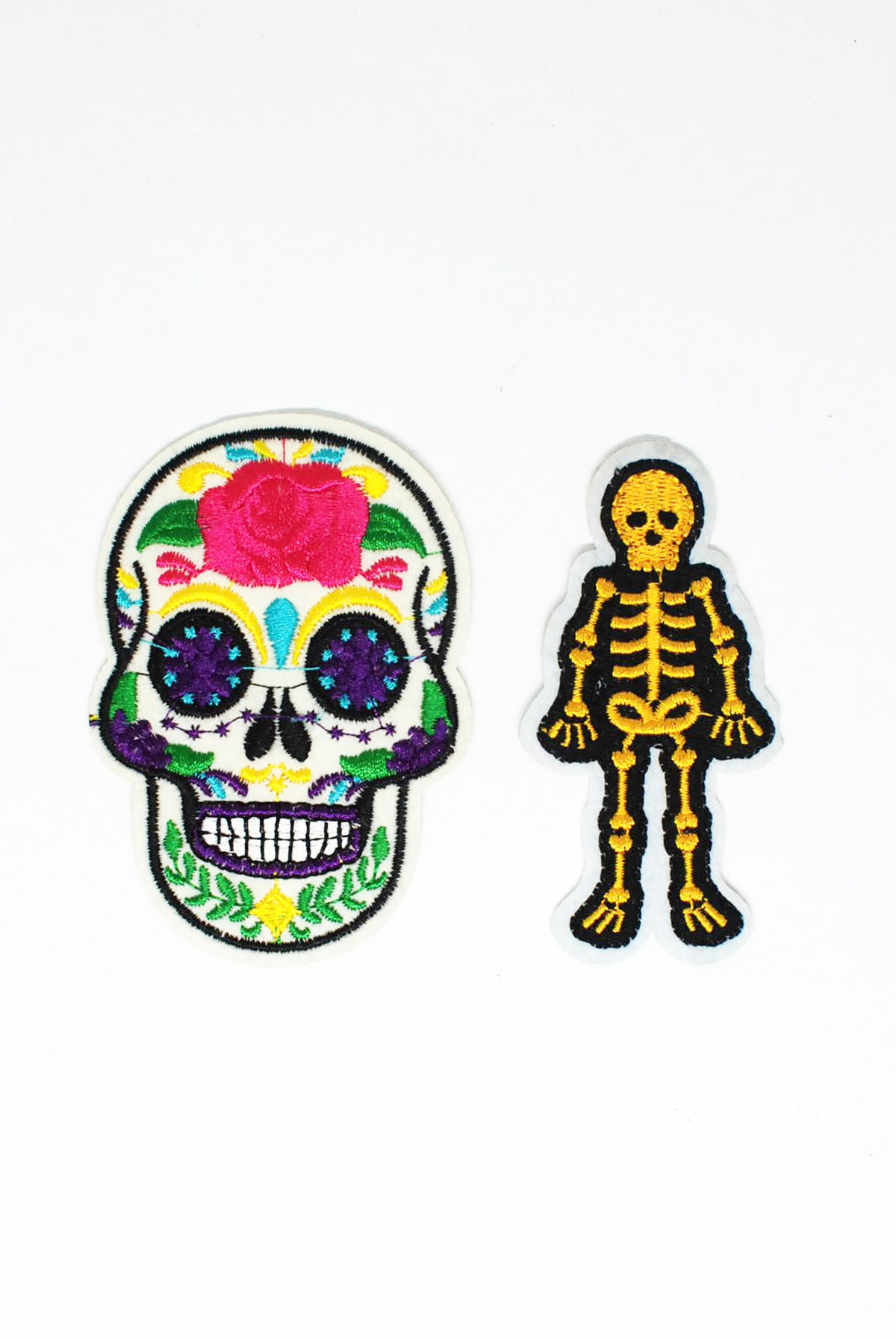 Skeleton Themed Patch Pack