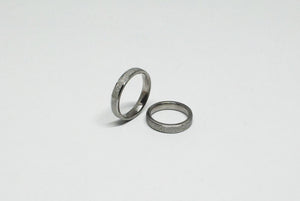 Silver Band with Textured Silver Detail