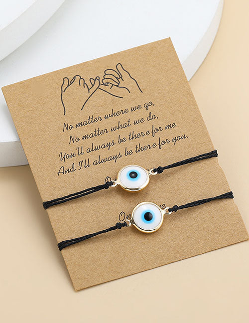 Evil Eye Friendship Bracelet Set